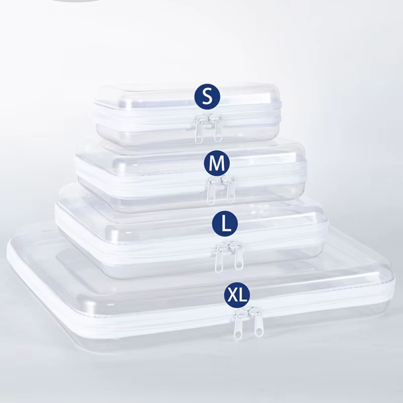 1Pc Home Organize Box Transparent Cosmetics Storage Bag Baby Toy Organize Box Waterproof Cosmetic Bag Children'S Toy Storage Box