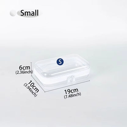 1Pc Home Organize Box Transparent Cosmetics Storage Bag Baby Toy Organize Box Waterproof Cosmetic Bag Children'S Toy Storage Box