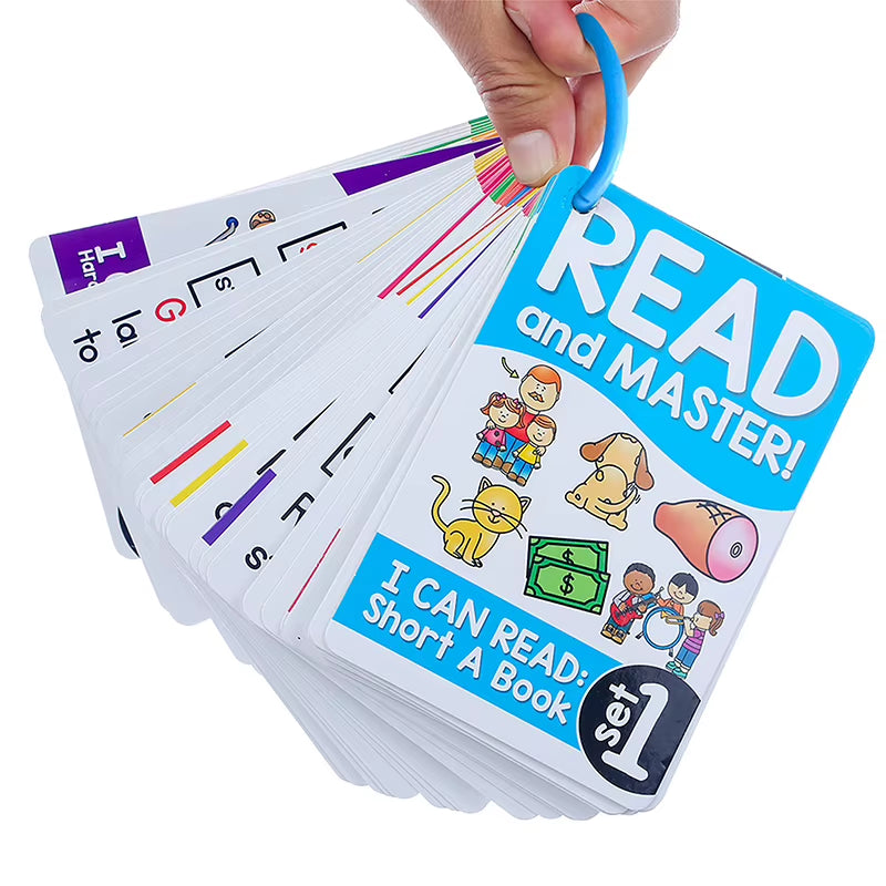 1Pcs Montessori English Phonics Learning Cards Kindergarten Educational Toys for Children Teacher Teaching Aid Flashcards