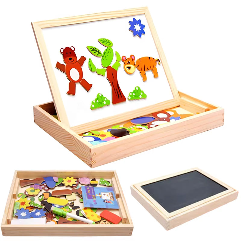 Wooden Magnetic Drawing Board
