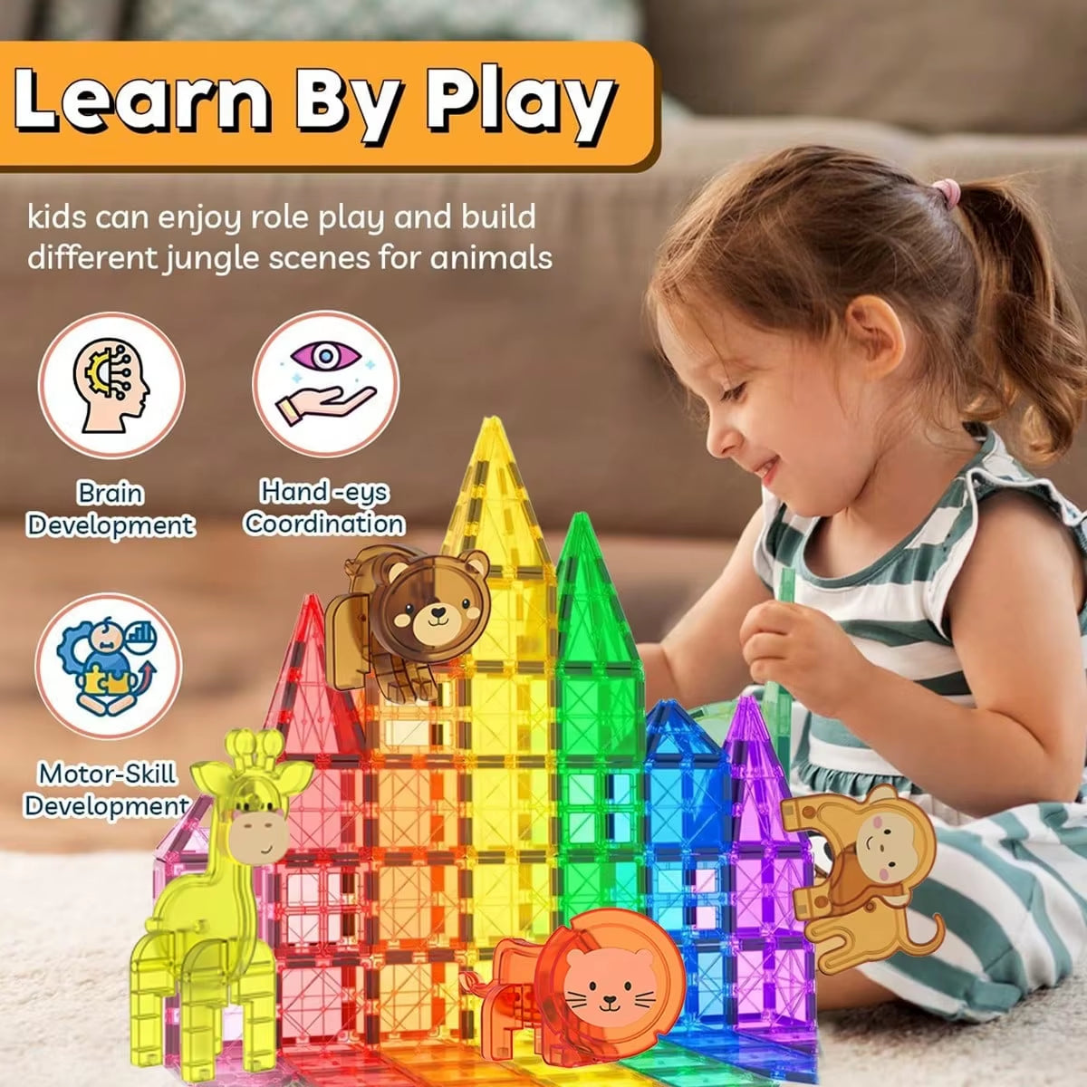 Kids Magnetic Building Blocks