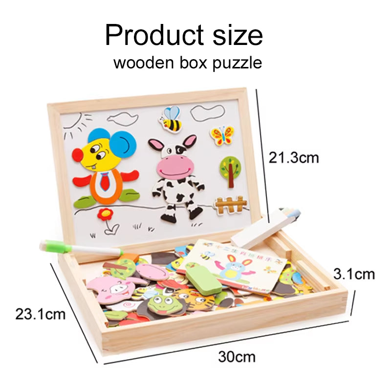 Wooden Magnetic Drawing Board
