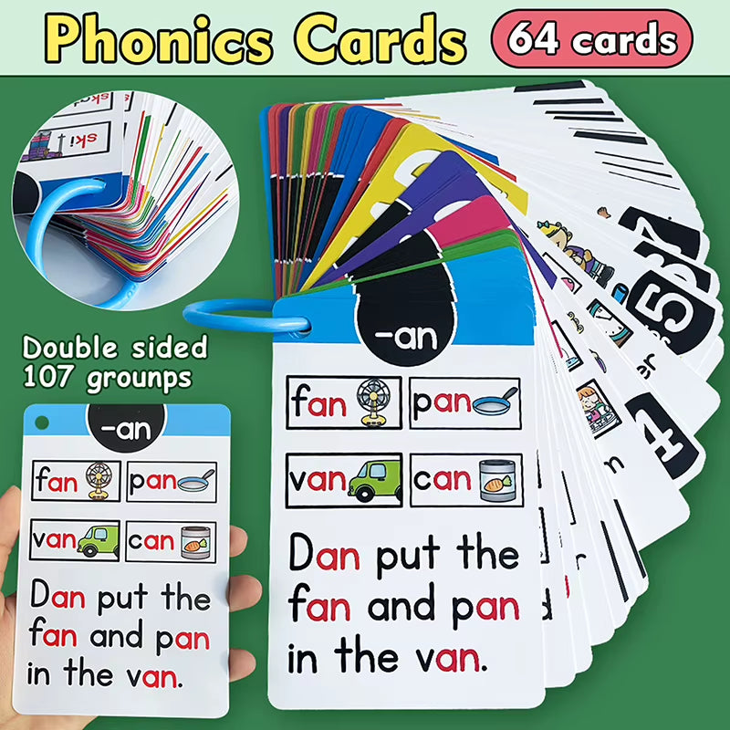 Kids Phonics Flashcards