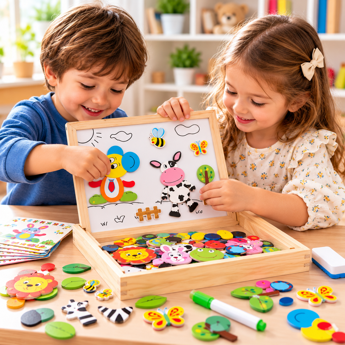 Wooden Magnetic Drawing Board