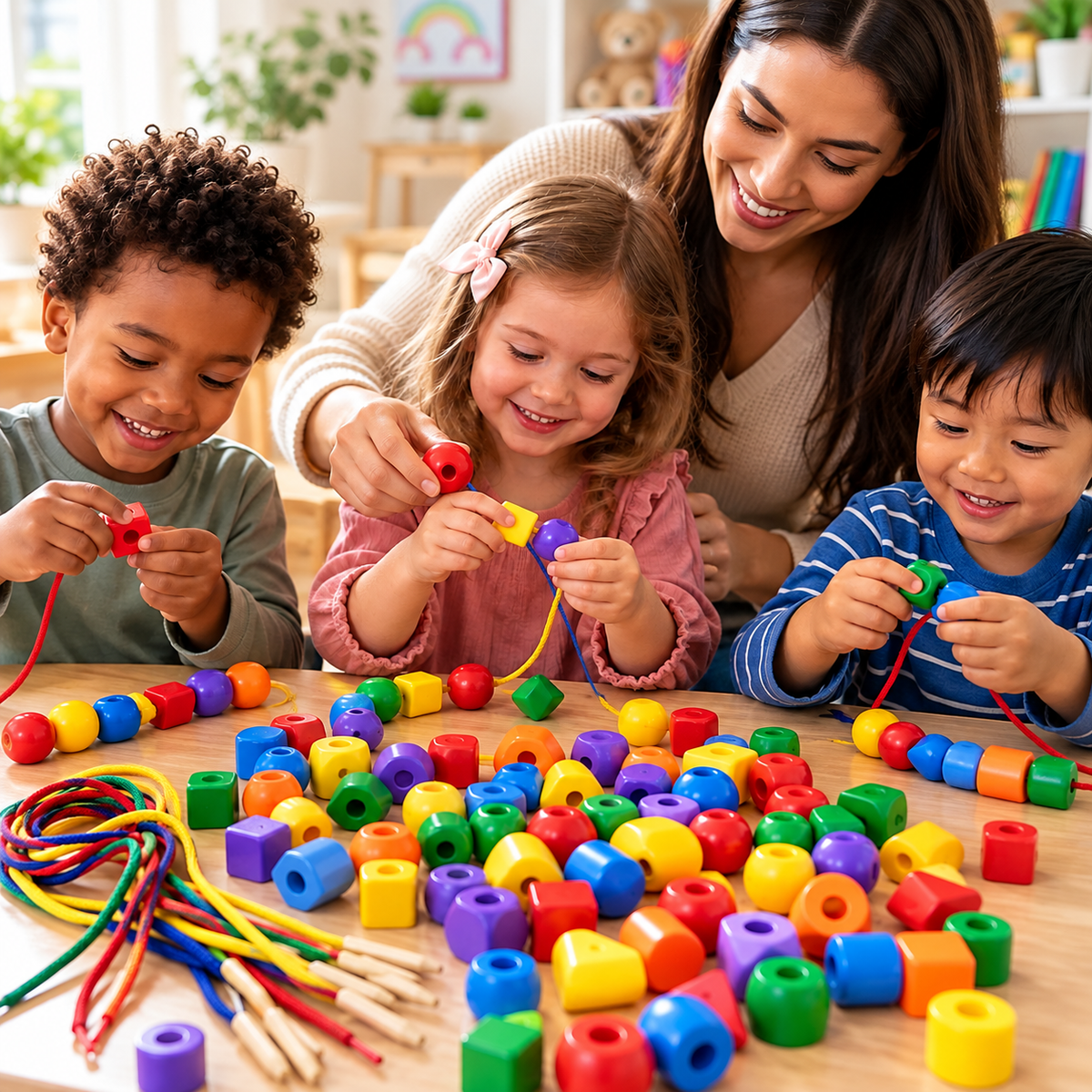 Kids Lacing Beads Toy