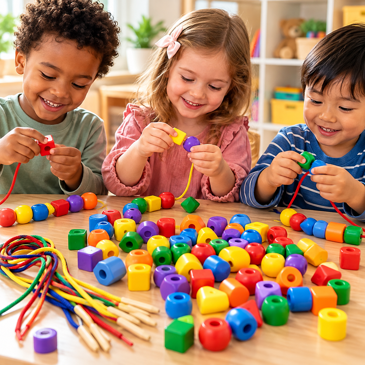 Kids Lacing Beads Toy