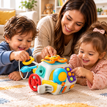 10-in-1 Montessori Busy Cube