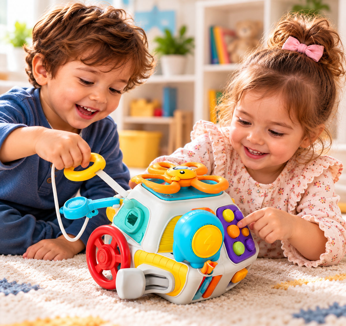 10-in-1 Montessori Busy Cube