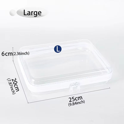 1Pc Home Organize Box Transparent Cosmetics Storage Bag Baby Toy Organize Box Waterproof Cosmetic Bag Children'S Toy Storage Box